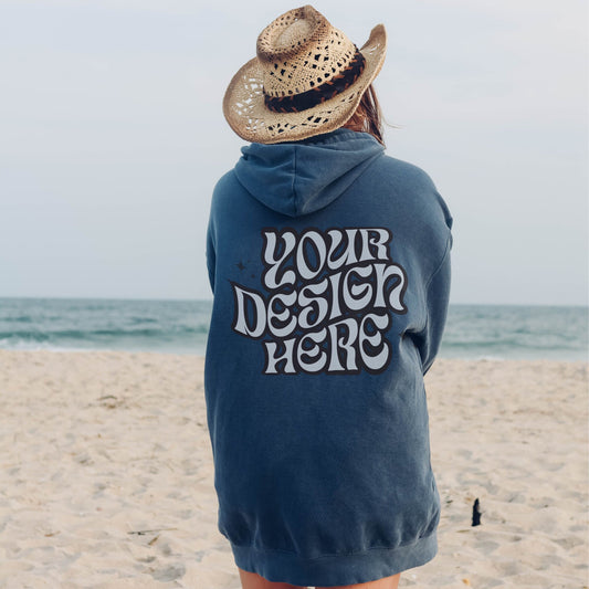 Comfort Colors 1567 Denim Mockup Comfort Colors Sweatshirt Mockup Denim Mockup Trendy Mockup Beach Aesthetic Mock Western Mockup